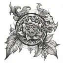 baldur tattoo design idea
