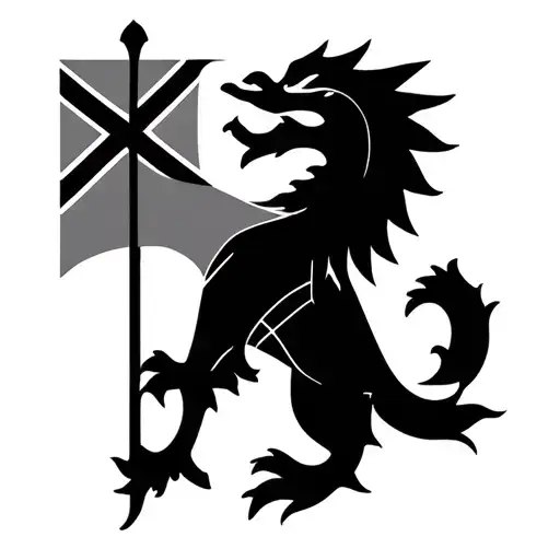 Cornish Flag tattoo design idea