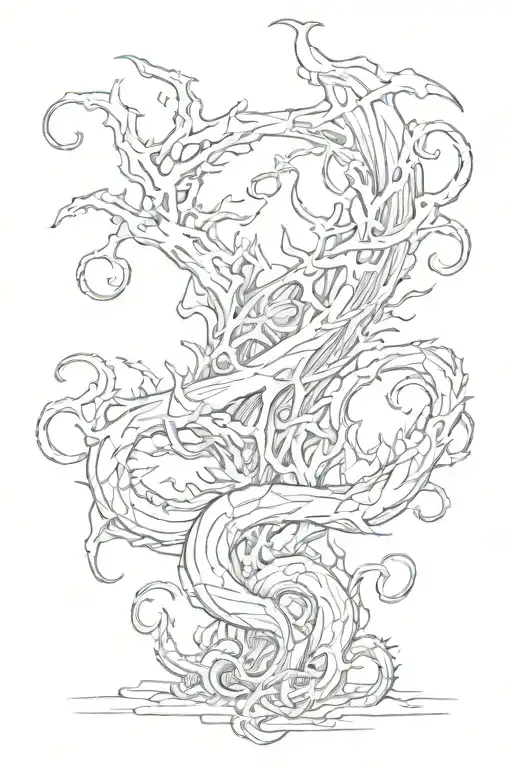 Eldritch horror tattoo design idea