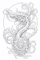 Eldritch horror tattoo design idea