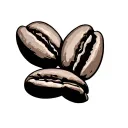 3 coffee beans tattoo design idea
