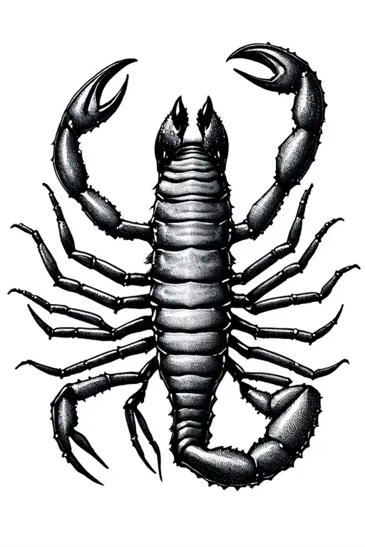 scorpio zodiac sign tattoo design idea