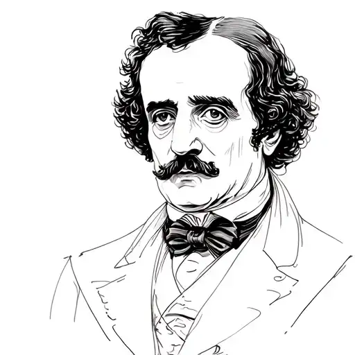 Edgar Allan Poe tattoo design idea
