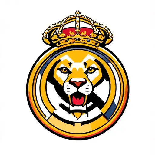 lion real madrid tattoo design idea