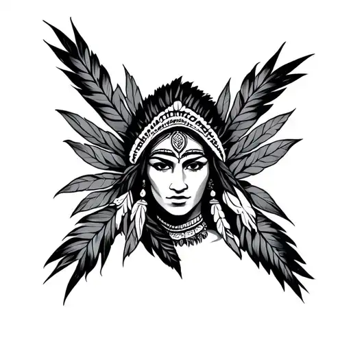 Choctaw tattoo design idea