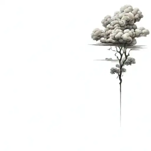 Filler Clouds and Smoke tattoo design idea
