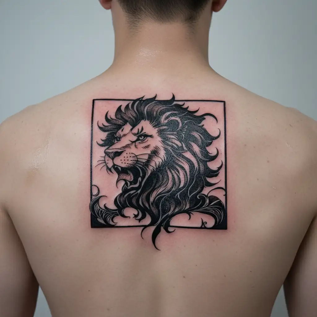 Czech Lion tattoo design idea