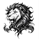 Czech Lion tattoo design idea