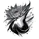 Crotch tattoo design idea