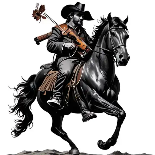 fiddlers green cavalry poem written tattoo design idea