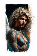Michael Angel tattoo design idea