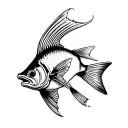 snook realism ecean tattoo design idea