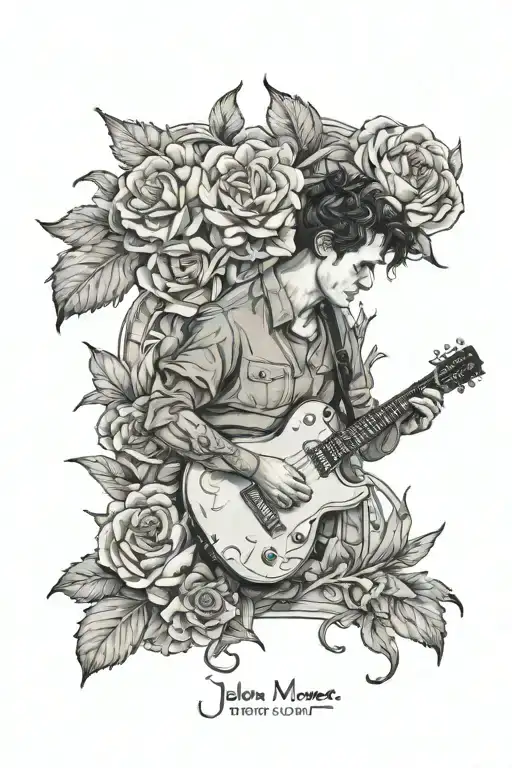 John Mayer contiuum album tattoo design idea