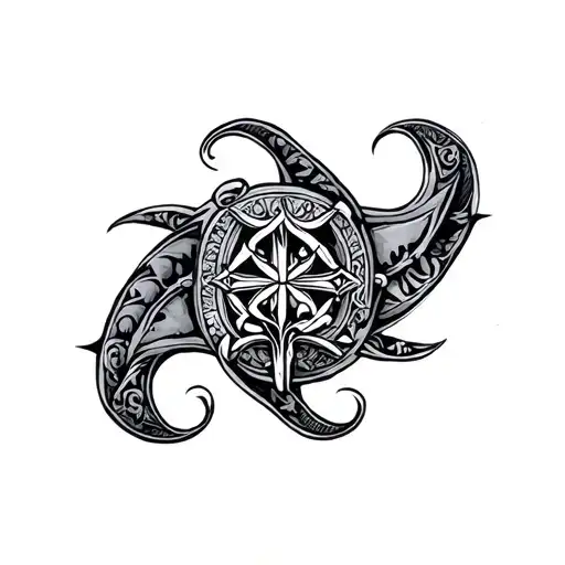 Anglo Saxon tattoo design idea
