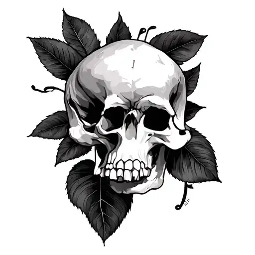 Greyscale tattoo design idea
