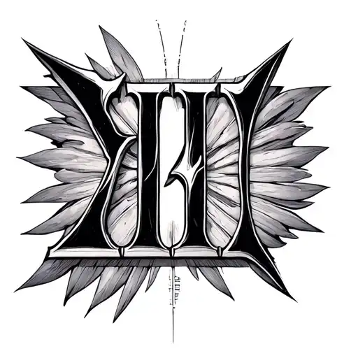 1987 Roman Numerals tattoo design idea