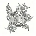 Ohio State buckeyes tattoo design idea