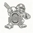 Ohio State buckeyes tattoo design idea