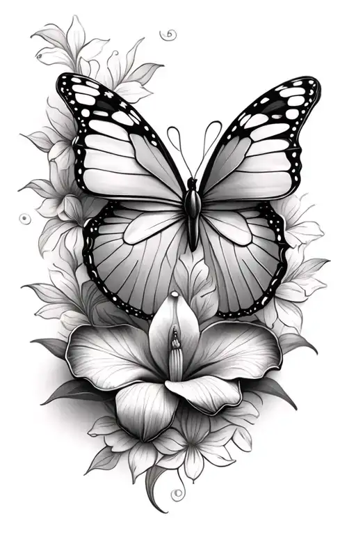 henna, butterflies, 3d, iris, in memorial tattoo for my tattoo design idea