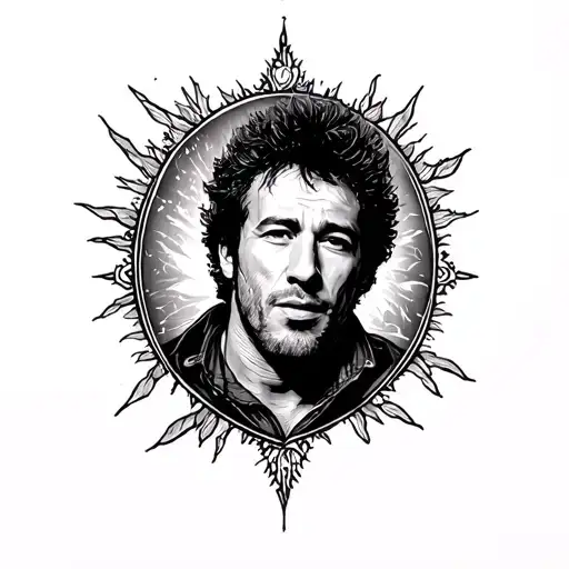 something inspired by Bruce Springsteen song land of hope a dreams tattoo design idea