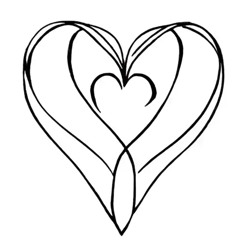celtic heart for him and her tattoo design idea