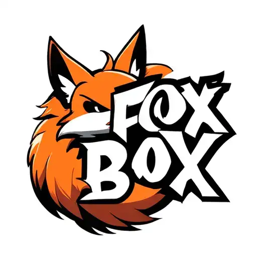 "Fox Box" "Fox Box" in the shape of a fox tail tattoo design idea