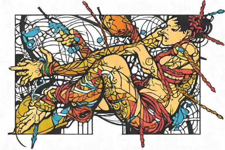 Shibari tattoo design idea