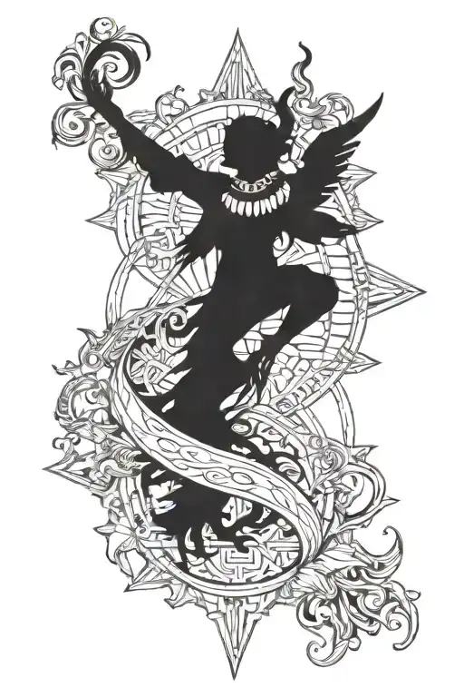 Let everyone be subject to the governing authorities, for there is no authority except that which God has established. T tattoo design idea