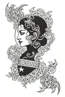 Let everyone be subject to the governing authorities, for there is no authority except that which God has established. T tattoo design idea