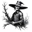 Scarecrow body complete tattoo design idea
