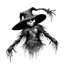 Scarecrow body complete tattoo design idea