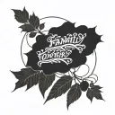 family over everything tattoo design idea