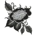 family over everything tattoo design idea