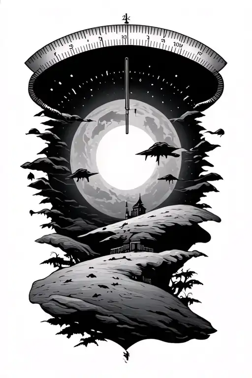 Latitude And Longitude tattoo design idea