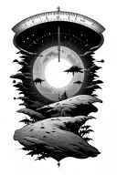 Latitude And Longitude tattoo design idea