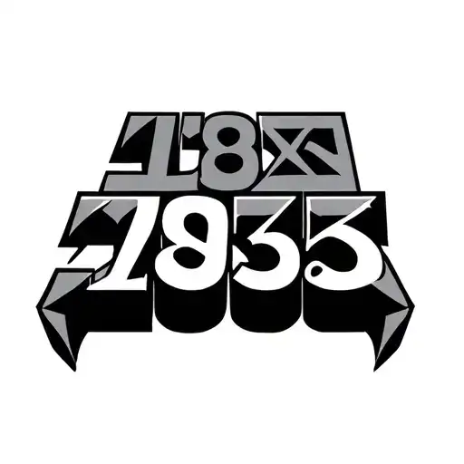 1985 Roman Numerals tattoo design idea