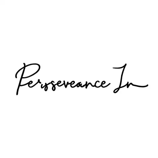 Perseverance Written In tattoo design idea