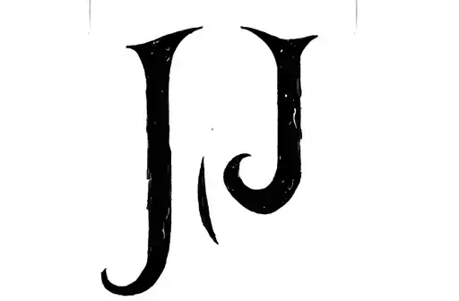 "Jj" tattoo design idea
