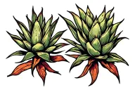 Agave tattoo design idea