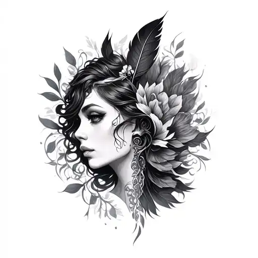 Plumearia tattoo design idea