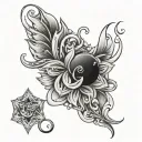 babe tattoo design idea