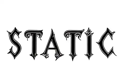 "Static" tattoo design idea
