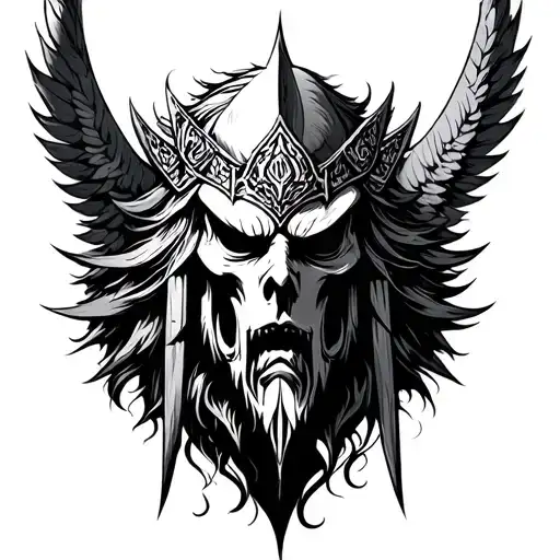 Valhalla tattoo design idea