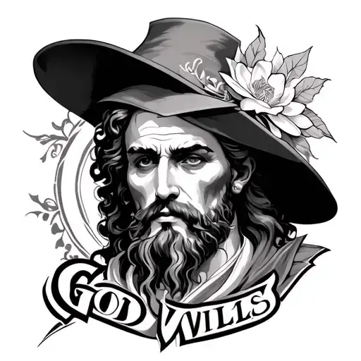 God wills tattoo design idea