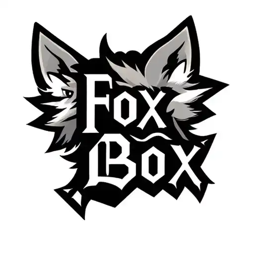 "Fox Box" "Fox Box" Mechanical Fox Box logo tattoo design idea