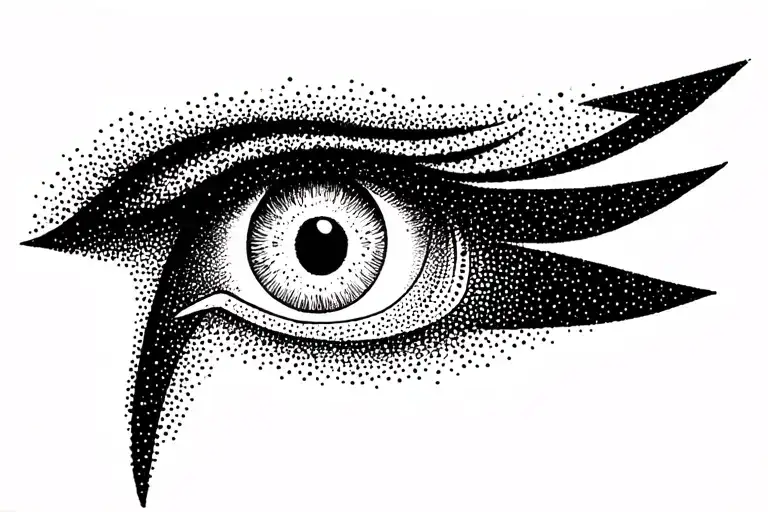 the eye of horus tattoo design idea