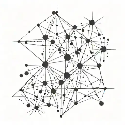 Pleiades Constellation tattoo design idea