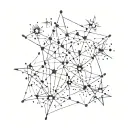 Pleiades Constellation tattoo design idea