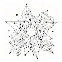 Pleiades Constellation tattoo design idea