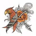 1971 and 1951  tattoo design idea